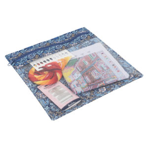 Project Pouch: Large | Woodblock Floral | Hobby Gift Create