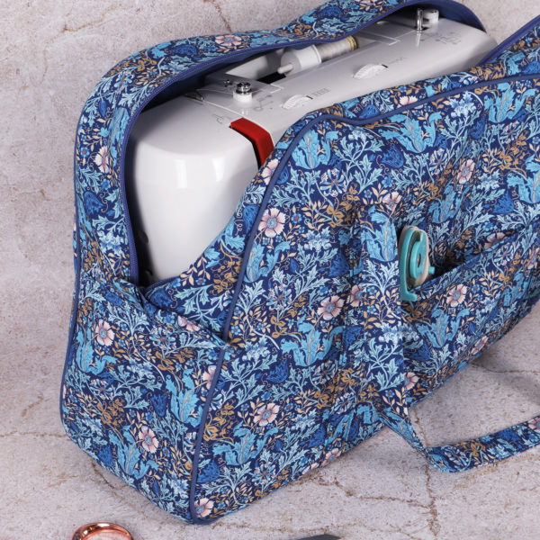 Sewing Machine Bag | Woodblock Floral | Hobby Gift Create - Image 2