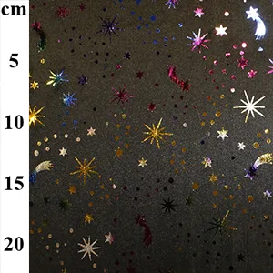 Knitted Halloween Foil Fabric