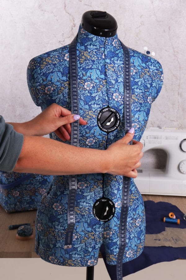 Dress Body Form | Tailors Dummy | Woodblock Floral | 2 sizes - Image 7