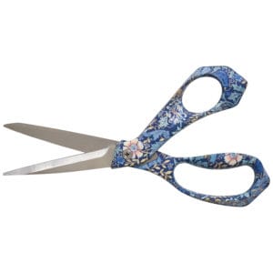 21.5cm/8.5in premium dressmaking scissors with woodblock design