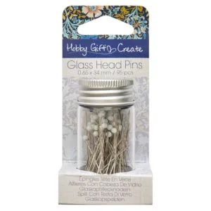 Pins | Glasshead Head in Jar | 95 Pieces with Woodblock Crafts design