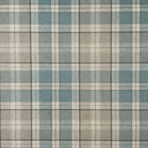 Cotton Rich Linen Look Craft Fabric Digital Printed Tartan Panama - Image 2