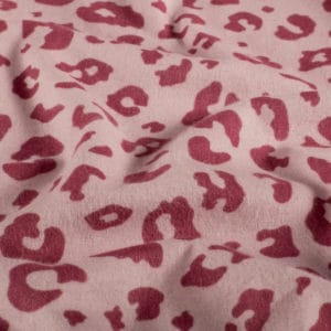 'Dusky Pink Animal' Cotton Flannel