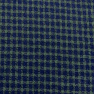 Wonderful 100% Wool Tweed Two Tone Check  | April Blue | Half Price