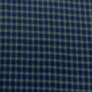 Wonderful 100% Wool Tweed Two Tone Check  | April Blue | Half Price