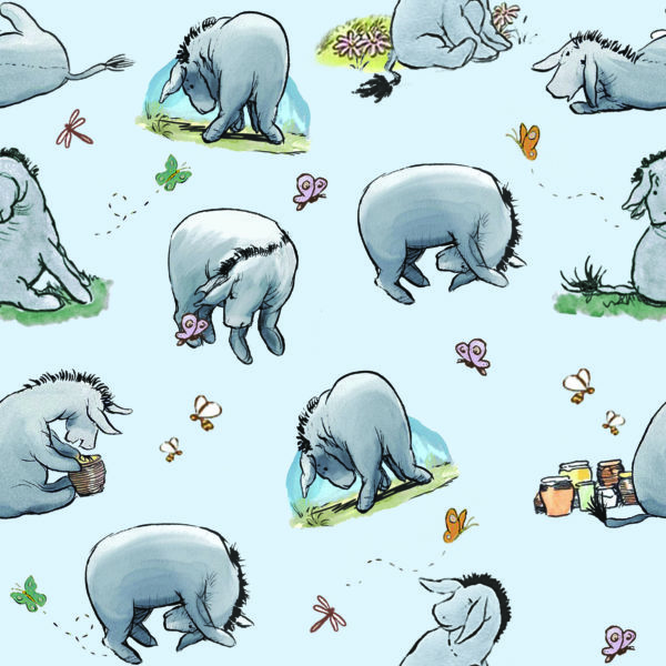 Winnie The Pooh Fat Quarter Cotton Poplin Bundle | 7 pieces - Image 7