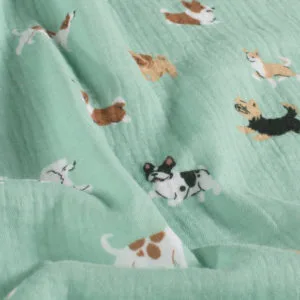 Cotton Double Gauze | Duck Egg Dogs