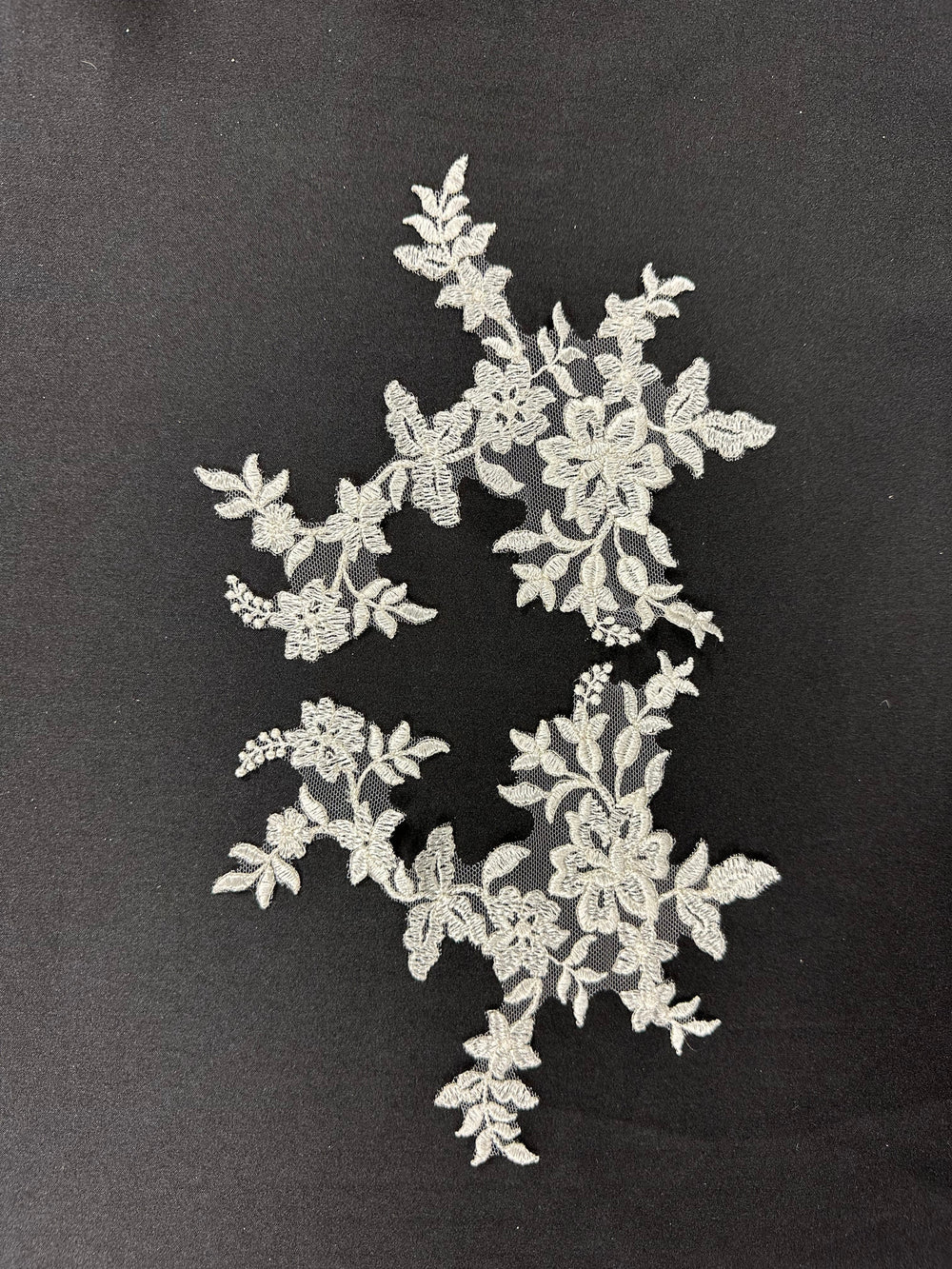 Embroidered Floral Motifs | Ivory - Image 2