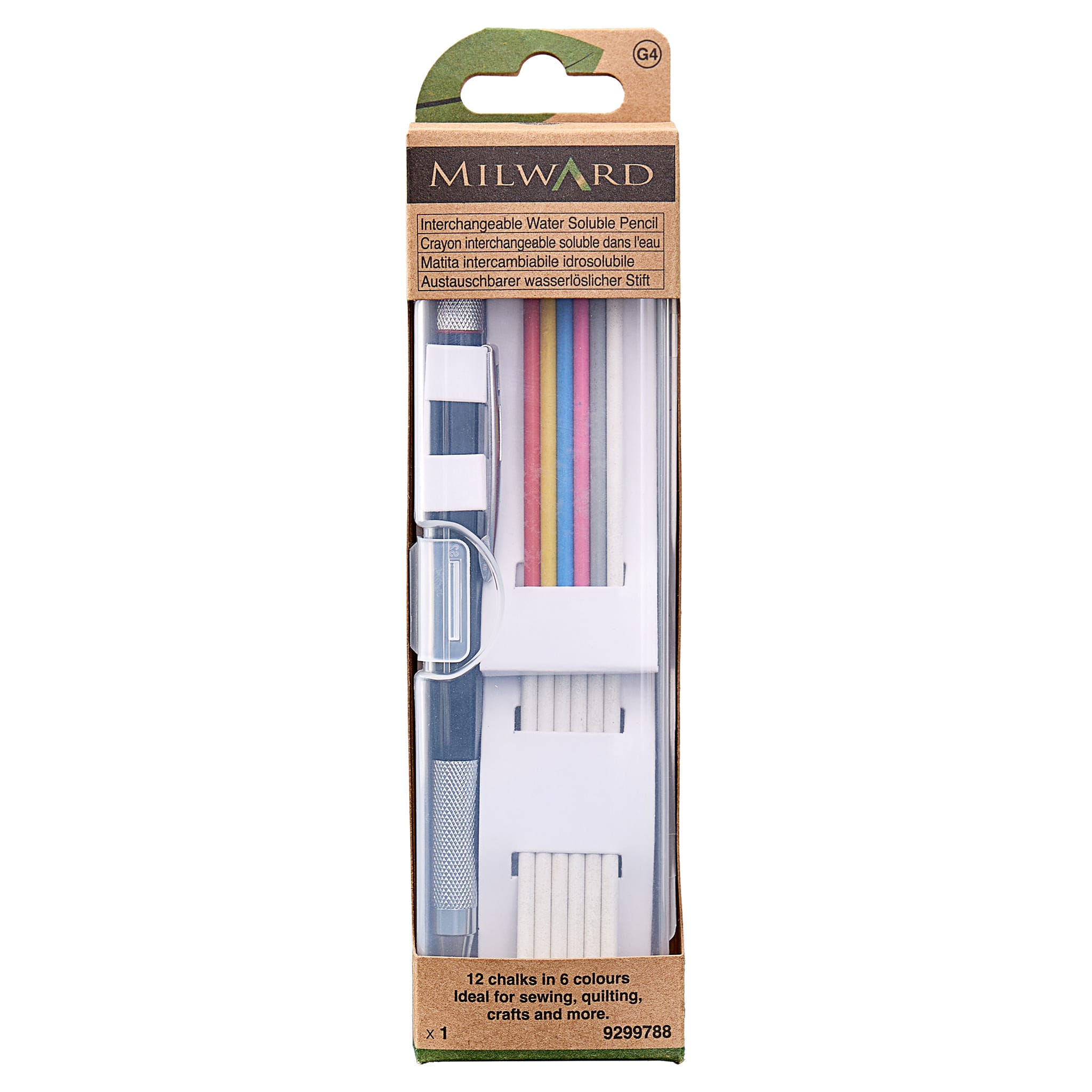 Interchangeable Water Soluble Chalk Pencil by Milward - Image 3