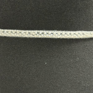 Narrow Beaded Lace Trim | Ivory
