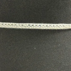 Narrow Beaded Lace Trim | Ivory